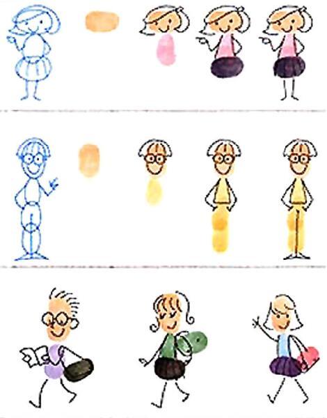 人物-手指画图集图片_儿童手指画_少儿图库_中国