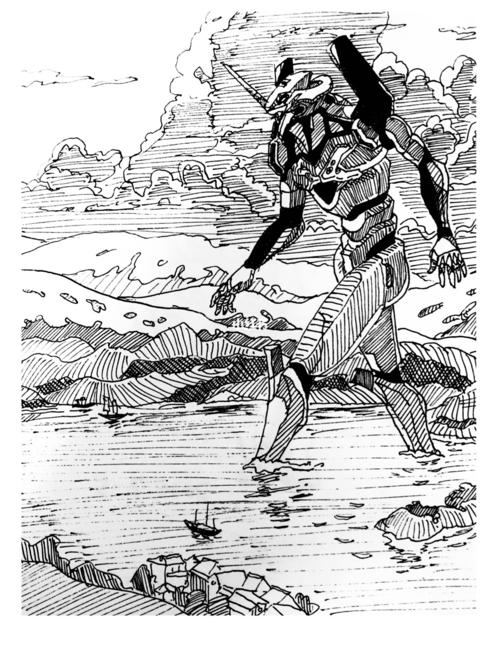 eva初号机_绘画_文化_绘画