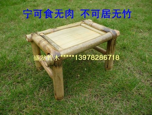 小竹凳竹制板凳竹子矮凳竹凉凳四方凳子茶几凳喝茶凳舞蹈道具凳子