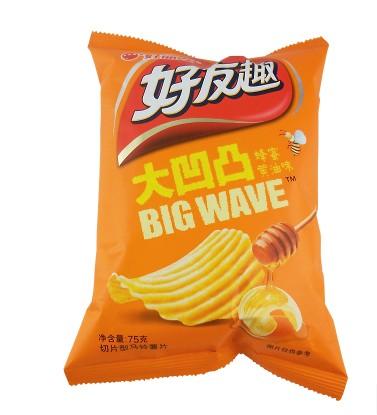临期 好丽友 好友趣 大凹凸切片型马铃薯片多口味 薯片75g