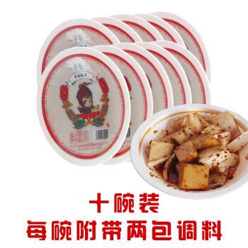 山西特产正宗荞麦面碗团碗托碗秃柳林网红碗团休闲小吃2碗10碗装