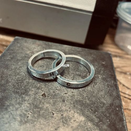 diy手作—银饰情侣对戒/手镯_戒指_手镯_手工制作_银饰_刻字_对戒_diy