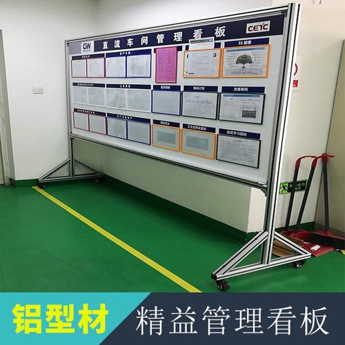 铝合金车间生产管理看板 安全生产工位看板 办公室磁性白板宣传栏