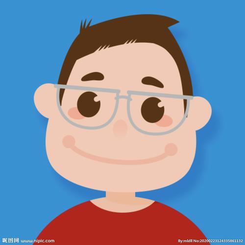 q版可爱戴眼镜头像图片