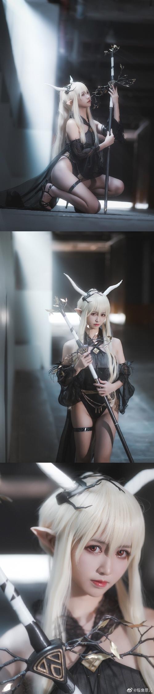 cos返图明日方舟闪灵cosplay欣赏