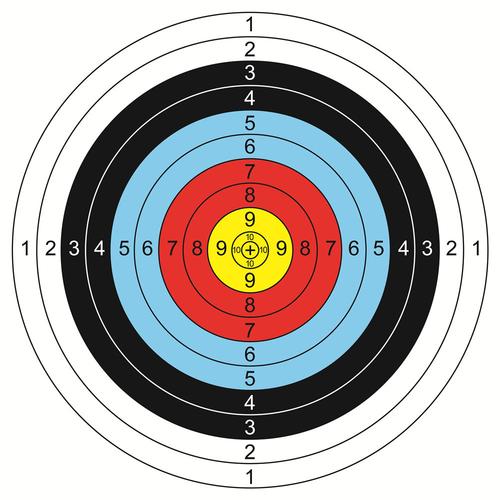 弓箭靶纸靶图射箭配件40x40复合反曲弓eva靶子草靶比赛练习靶架纸