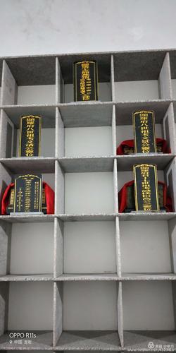 志寿公,文景公,文清公,恒高公,恒之公骨灰盒安放在纪念堂内!