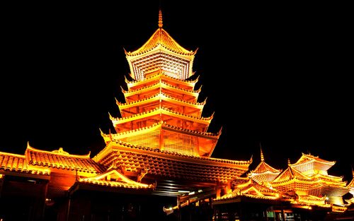 肇兴侗寨唯美风景高清图片桌面壁纸