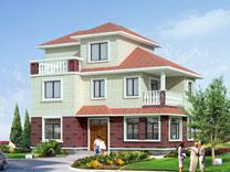 农村三层带露台小别墅设计图_别墅设计图纸,农村房屋设计图