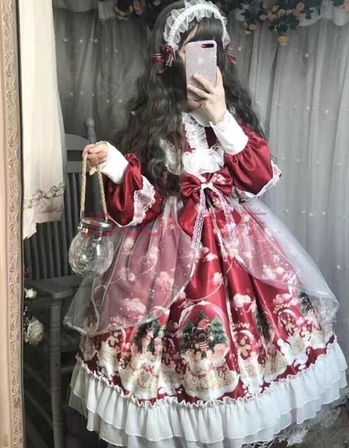 sseurat洛丽塔裙子lolita全套琉璃灰日常花嫁可爱公裙子萝莉塔lo裙