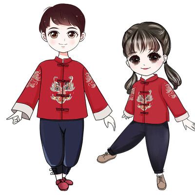 唐装卡通头像图片