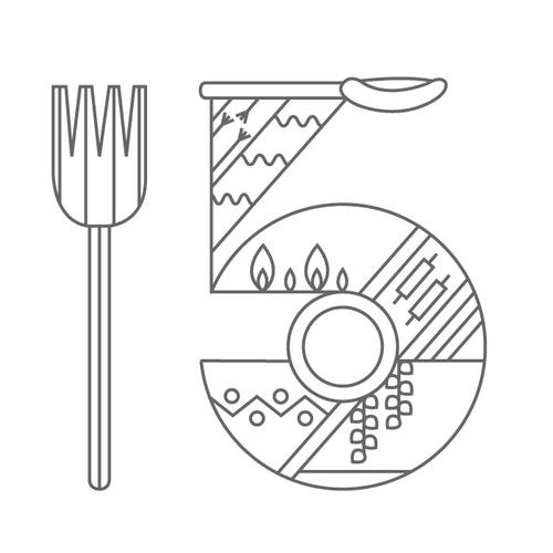 数字15创意图形设计练习