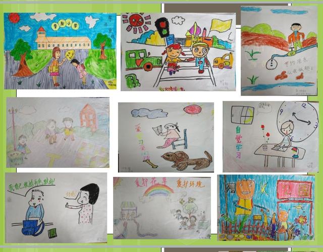 队员们用绘画作品谈谈自己对自律的理解,简单全面地了解什么是自律.