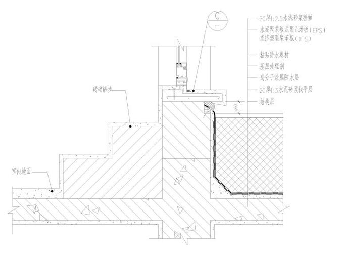 11个平屋面构造详图(防水,排水口,地漏等)