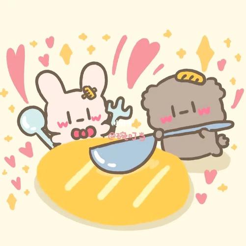 0^_情侣头像_面包_插画师_头像_头像分享_素材_头像