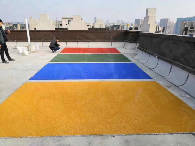 厂家直销彩色陶瓷颗粒防滑路面材料 高速路 自行车道防滑路面施工