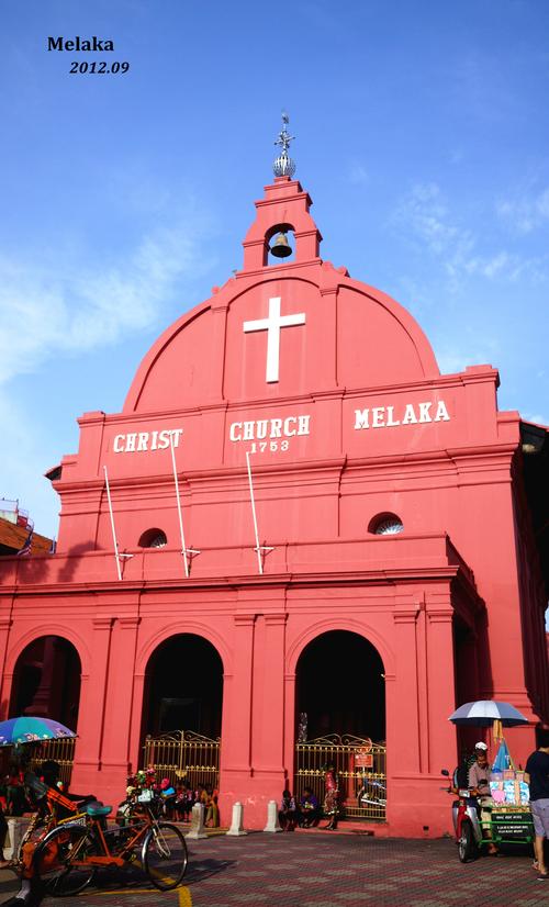 christ church,传说中的红房子教堂,也是马六甲最为著名的建筑物之一