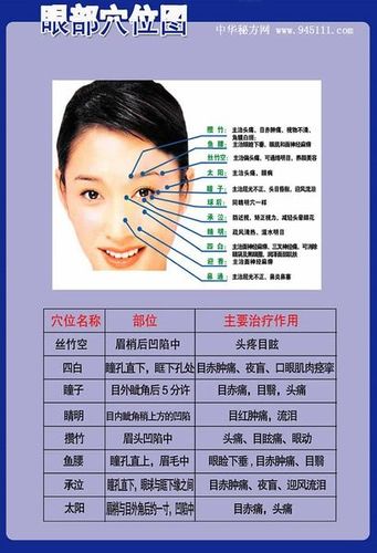 眼部穴位