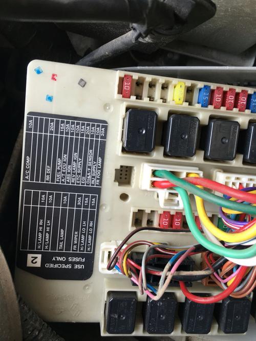 日产轩逸07款这里面那个是空调继电器的保险丝