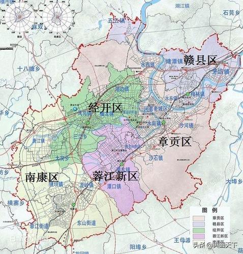 赣州市设置的正式区和非正式区