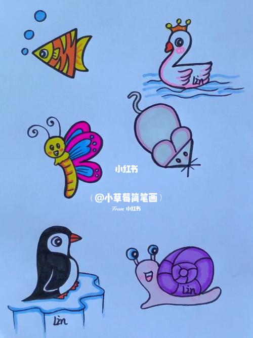 数字123456画小动物你学会了吗?_简笔画教程_文化_绘画