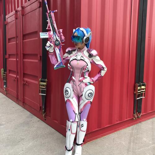 吃鸡假发火箭少女cos假发和平精英假发