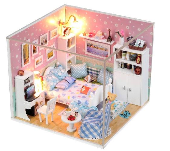 diy小屋 梦想小阁手工迷你房子拼装模型温馨浪漫 创意礼物送男女