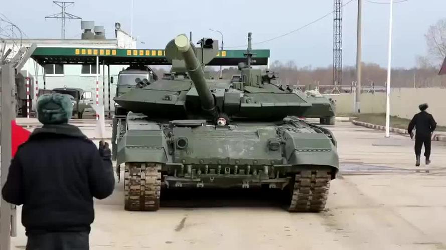 军事武器,俄罗斯陆军列装t90m,"突破"坦克实拍