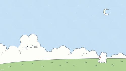 可以当电脑桌面的手绘壁纸.