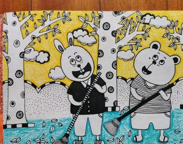 创意灵感:儿童画构图形式与素材分享-儿童画如何画?