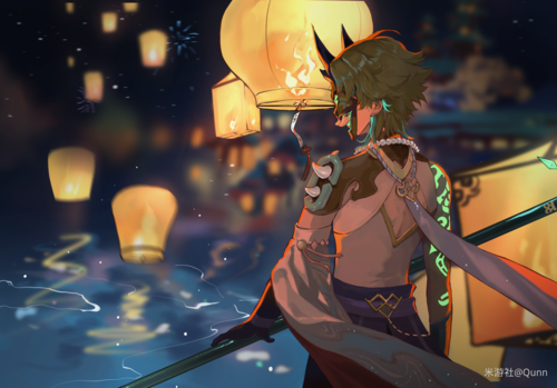 原神故事赋吾之名魈x钟离