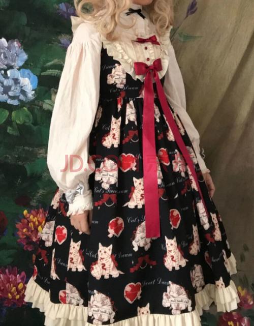 女装 连衣裙 hkuf 洛丽塔lolita 小奶牛甜甜牛乳jsk吊带裙全款可爱