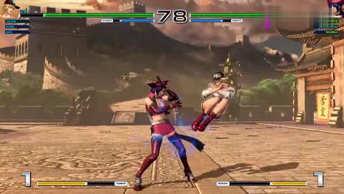 拳皇14:娜可露露队和不知火舞队六位美女对决,最终谁能获胜?