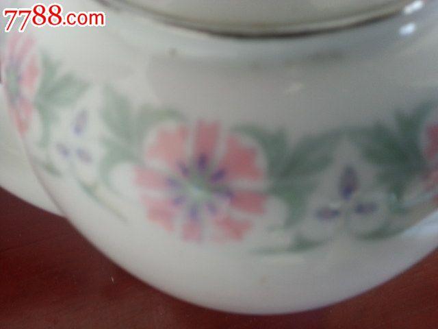 "中国醴陵"蝴蝶底款壶