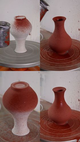 陶瓷上釉过程_1080x1920_高清视频素材下载(编号:)