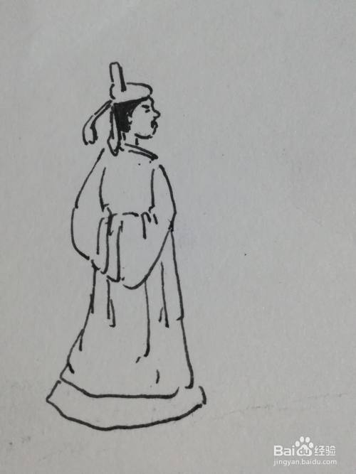 第四步画出诗人的整个身体