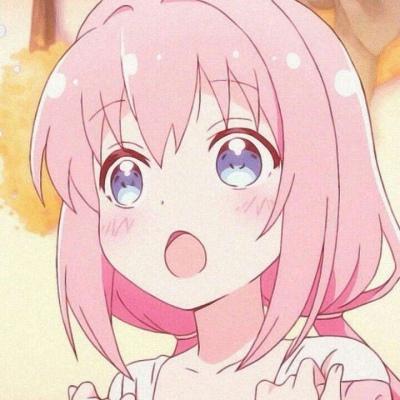 粉色系列可爱动漫女孩头像大全