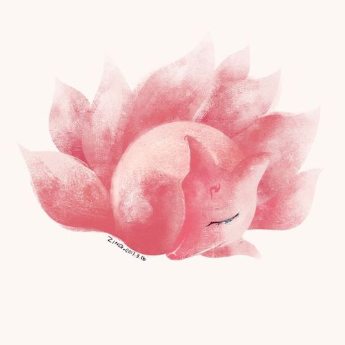 青丘女帝白凤九,狐狸,九尾狐,萌,动物