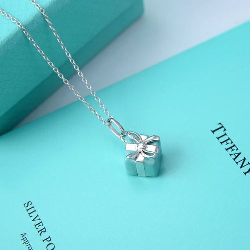 tiffany官网,tiffany官网珠宝 tiffany项链官网蒂芙尼925银珐琅礼盒吊坠锁骨链送女友