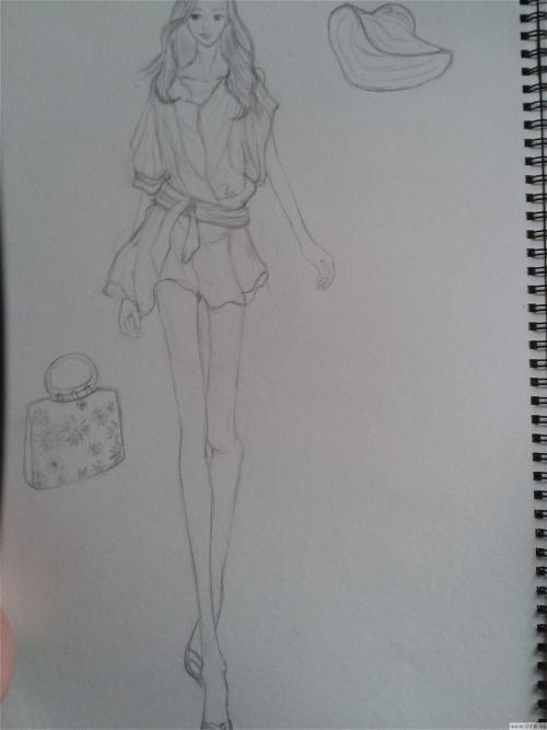 画画衣服图片大全裙子素描