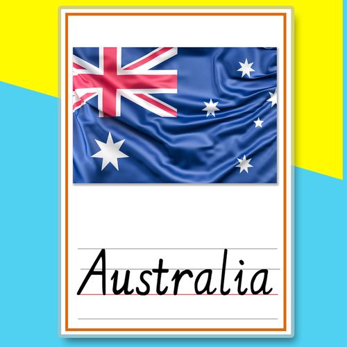 英语闪卡小学英语单词卡片幼儿英语单词闪卡国家国旗