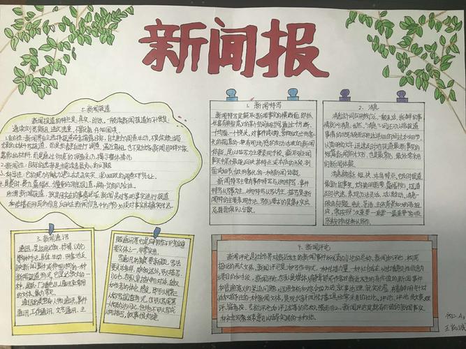 报纸里的大世界——西工大附中初2021届a3班《新闻小报》展示