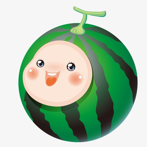 卡通西瓜矢量图下载