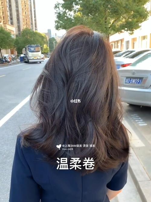 接头发_中长发_减龄_方脸_染发_法式烫发_上海发型设计以南_时尚_发型