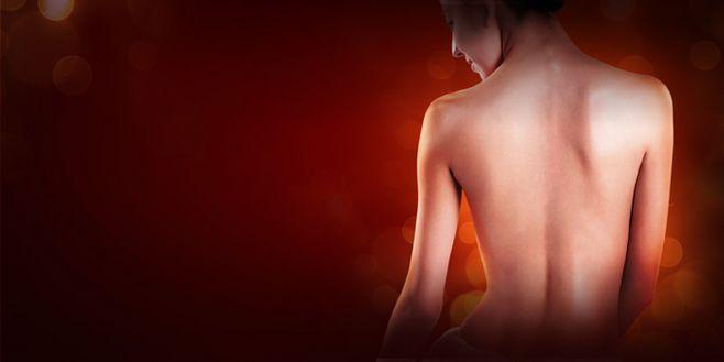 美女背部psd分层素材