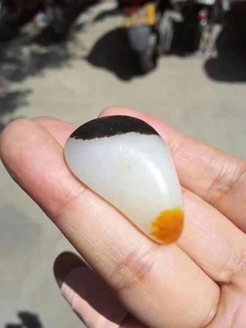 和田玉变天了,短短两年,这块三色天地皮籽料原石涨到220万