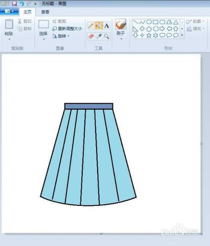 怎样画半身裙子简笔画