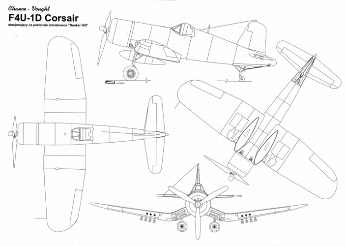 美国海军f4u-1d"海盗"舰载机纸模型图纸.pdf