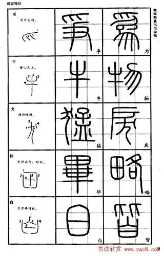 【转载】篆书习字帖欣赏:《书法家之路-篆书-秦-李斯》丛帖