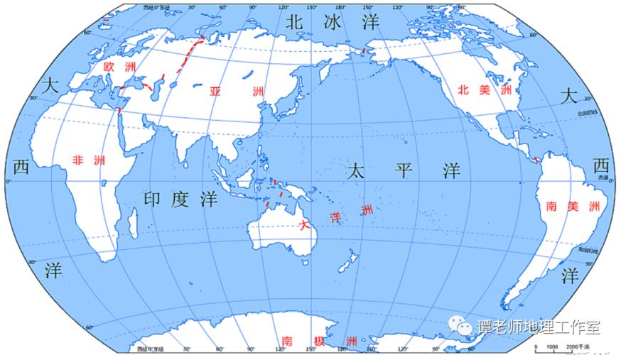 【地理图鉴】关于世界的陆地与海洋板块的考点整理